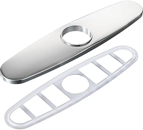 Moen 141002 Kitchen Faucet Escutcheon Deckplate for 3-Hole Installation ...