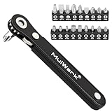 MULWARK 20pcs Small Screwdriver Set, 1/4' Right Angle...