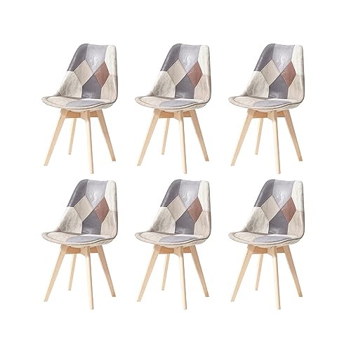 GrandCA HOME Pack de 6 Sillas de Comedor