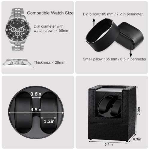 image for Anyasun Watch Winder for Automatic Watches,Automatic Watch Winder Box,