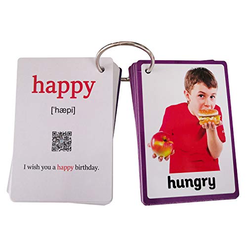 Richardy Kids Gifts English Flash Cards Pocket Card Educational Learning Baby Toys For Children Pre-Kindergarten (Feelings/Emotions/Illness) #TOP5