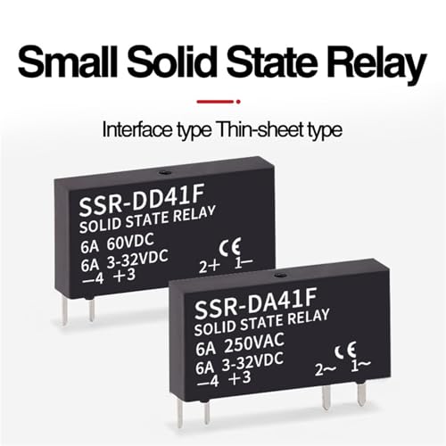 Relé de estado sólido SSR-41FDA 6A control CC CA para proyectos electrónicos de precisión 3