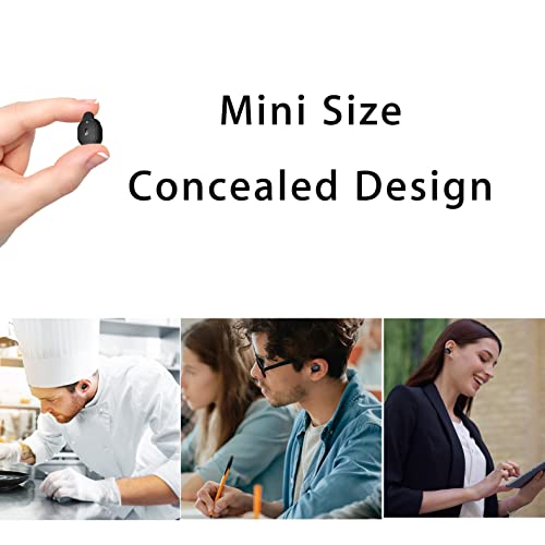 P&Lll Bluetooth Mini Single Earbud Wireless Invisible Pro Headset 8Hrs Playtime Noise Smallest In-Ear Noise Cell Phone With Hands-Free Earpiece For Iphone Samsung Android Car Mic Earphone #TOP4