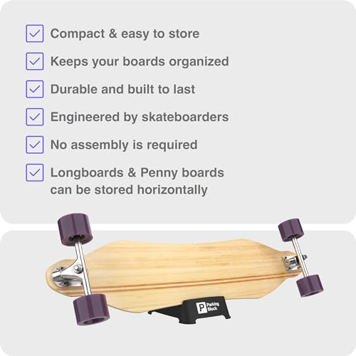 image for Parking Block Skateboard Holder floor Durable Space-Saving stand for S