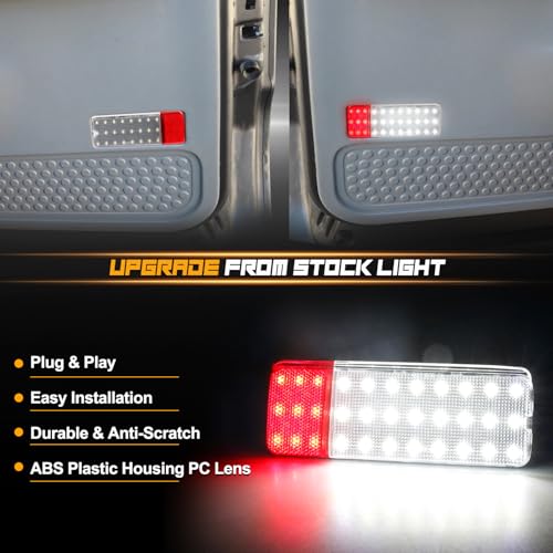 Panel de luz interior LED para camioneta Ford F150 F250 Bronco 1992-1996, pack de 2 miniatura 3