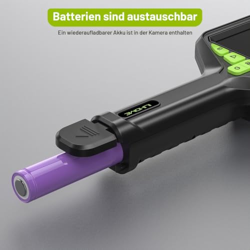 Z34 Endoskopkamera mit Licht 10m, inspektionskamera Triple Lens DREI Linsen Endoskop mit...