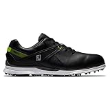 FootJoy Men's Pro|SL Previous Season Style Golf Shoes, Black/Lime, 7 M US