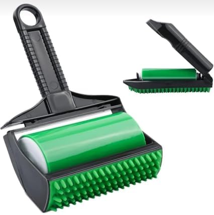 Kedi Köpek Tüyü Toplayıcı – 4 Fonksiyonlu, Tekrar Kullanılabilir, Yapışkan Gerektirmeyen Tüy Temizleme Rulosu - Görsel 2