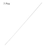 Vista 302 de uxcell Varilla redonda sólida de acero inoxidable 304 de 0.197 in x 5.906 in para manualidades de bricolaje - 10 piezas