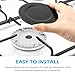 Cooker Hat Set, Gas Stove Burner Caps Set of 4, Suitable for Most Gas Stove Burners, 1 Large 1 Small and 2 Middle(COLOR:as shown)