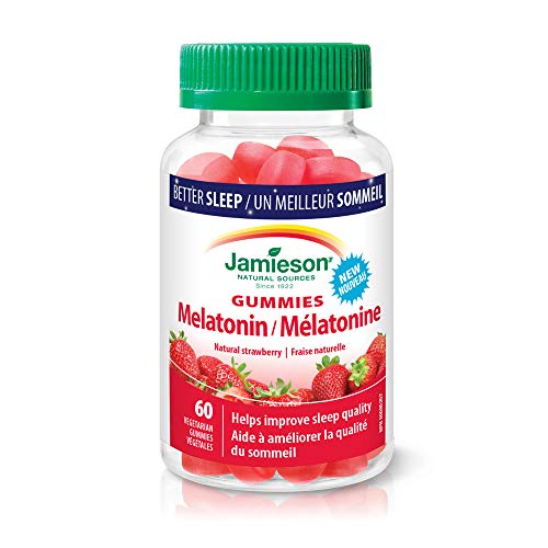 Melatonin 2.5 mg Gummies - Natural Strawberry Flavour, Vegetarian, Non-GMO, Gluten-Free