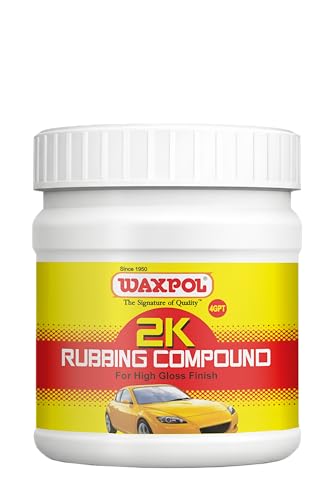 Image of WAXPOL 2K Rubbing Compound (For High Gloss Finish) 200 Gm,Wax,Multicolor