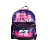 K-pop Demon Hunters Huntrix - Mochila de moda con licencia oficial para escuela, universidad y viaje con correas ajustables