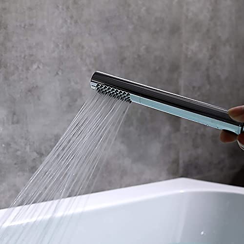 Mitigeur de baignoire à fixation murale à grand débit cascade avec sa douchette