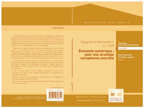 Rapport d’information sur l’économie numérique : pour une stratégie européenne concrète