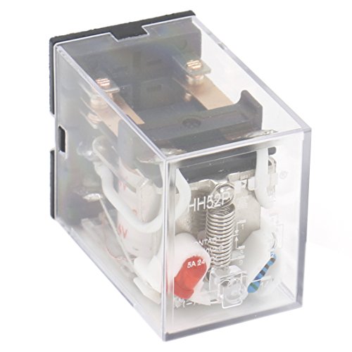 Heschen Universalrelais MY2NJ 12V DC – DPDT 5A, 8-Pin, LED-Anzeige, Für Haushaltsgeräte & Automobil