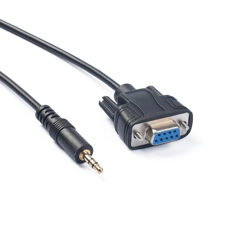 Câble DB9 femelle vers RS232 jack 3.5mm de 1.8m pour liaison série