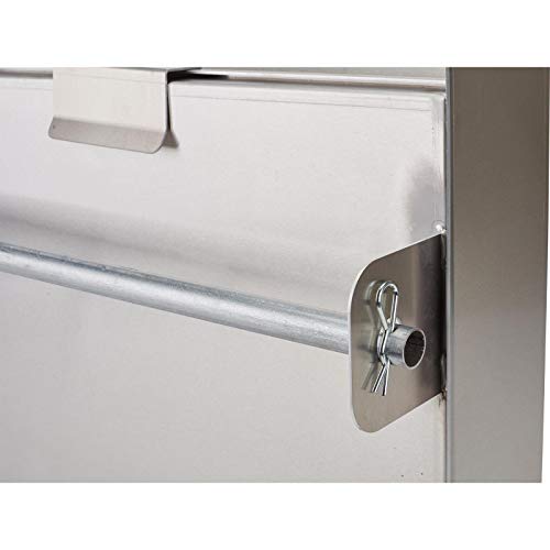 Speedway Motors Standard Aluminum Trailer Storage Cabinet, Features Fold-Down Work Table, Two Paper Towel Holders And Storage, For Enclosed Race Trailer Or Garage Storage #TOP6