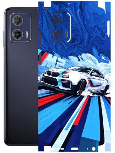Image of AtOdds - Full Body Back Screen Guard Protector Film - Lamination Wrap Skin Sticker Compatible with Moto G73 (5G) | Scratchproof Matte Finish (BWM)