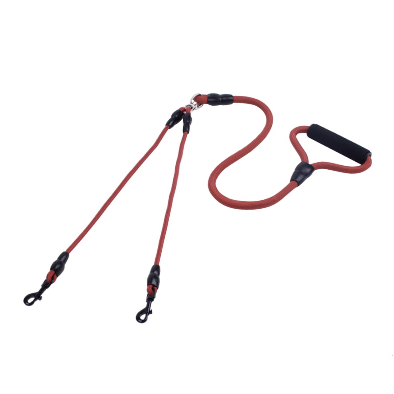 CIYODO Dog Hauling Cable Nylon Rope Double Hooks Collar for Pulling Dogs Tangle Dog Tie Supplies