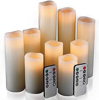 Flameless Candles, Led Candles Set of 9