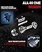 LASFIT 9005 HB3 LED Bulbs 60W 6000LM Super Bright, 2023 Upgrade 9005 LED Conversion Kits, 6000K Cool White 360 Adjustable Beam, 30000+ Hour Lifespan, IP67, Plug and Play (2 Bulbs)