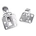 NovelBee 4pcs Stainless Steel Hold Down 90 Degree Clamp Locking Cam Latches,Anti-Rattle Latch Hasp for Boat Marine RV Caravan