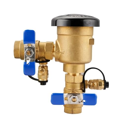 Guiyint 1 Inch Pressure Vacuum Breaker Assembly Replacement for Zurn Wilkins 1-720A - 720A PVB Backflow Preventer for Sprinkler Irrigation, Lead-Free Brass, 400 PSI, UPC Certified