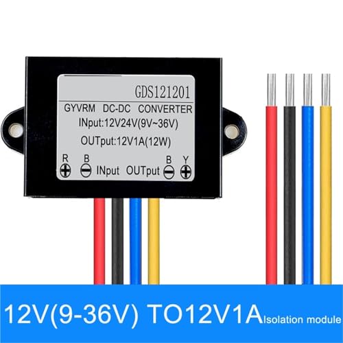 Convertisseur de puissance 12V 1A régulateur tension DCDC isolé