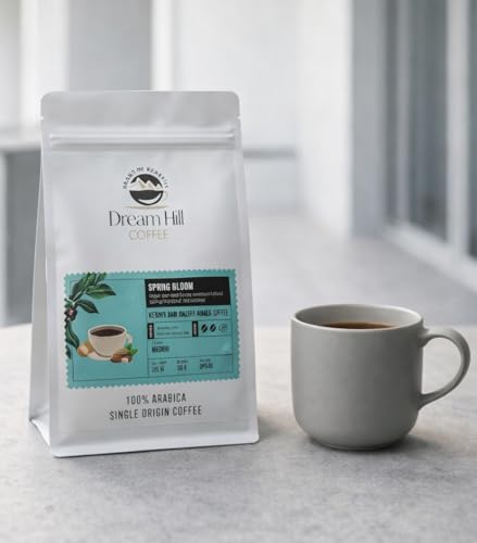 Image of Dream HIll Coffee Spring Bloom - Medium-Dark Roast notes of Chocolate, Almonds, Orange | Single Origin, Made With 100% Specialty Grade Arabica Freshly Roasted and Grounded Koraput Coffee | 250g (pack of 1), Pour Over