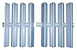 Music City Metals 98982 Stainless Steel Heat Plate Replacement for Select Weber Gas Grill Models, 15.875 by 26-Inch, Set of 2