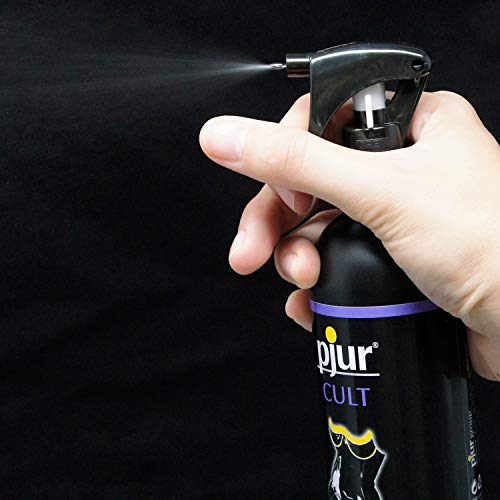 pjur CULT Ultra Shine - Latex Pflege für intensiven Glanzeffekt ohne Nachpolieren - auch für Gummi (250ml)