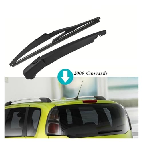 Limpiaparabrisas trasero para C3 Picasso 2009-2017 de 295mm con brazo trasero completo 5