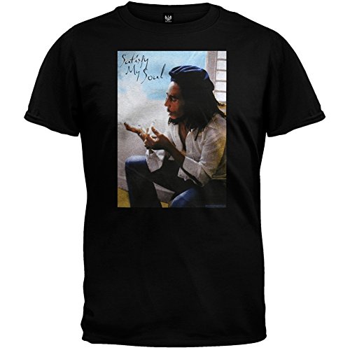 Bob Marley - Mens Satisfy My Soul T-shirt 3x-large Black
