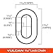 VULCAN Security Chain - Premium Case-Hardened - 5/16 Inch x 6 Foot (+/- 1.5 Inches) - Chain Cannot Be Cut with Bolt Cutters or Hand Tools