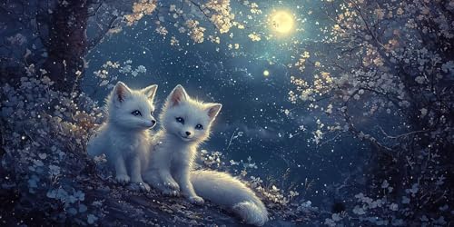 5D Diamond Painting Renard : Chassez Stress avec ce Kit Broderie Complète