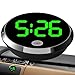 Yaztauho Orologio Digitale Mini | Orologio Auto Touch Digitale | con Display LED per Frigorifero Scuola Viaggio Veicolo