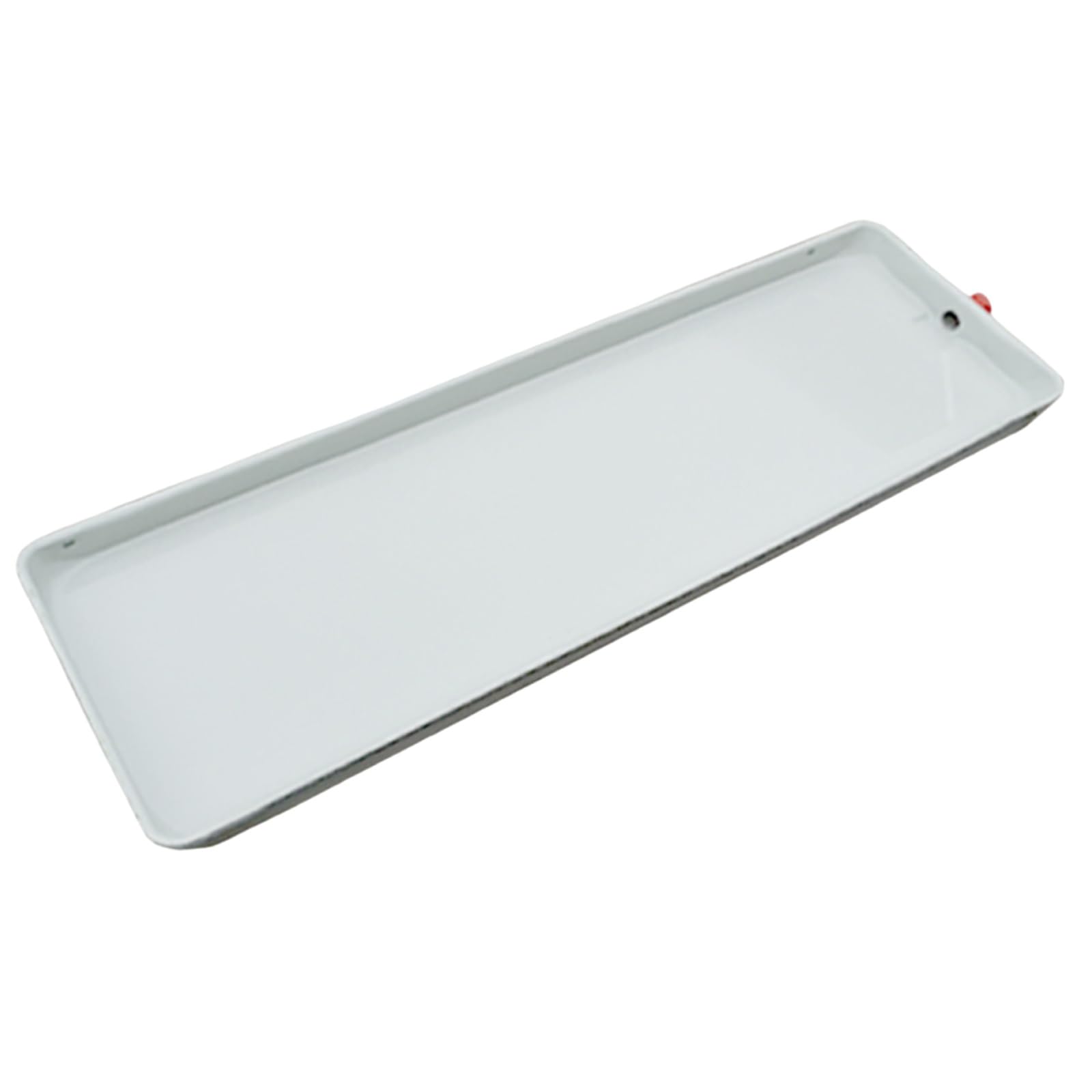 Vaschetta Raccogli Condensa Climatizzatore Interno Materiale Zincato, Con Tubo Flessibile Da 3 Metri, Lato Posteriore Rivestito Con Ovatta Isolante(101 * 24cm)