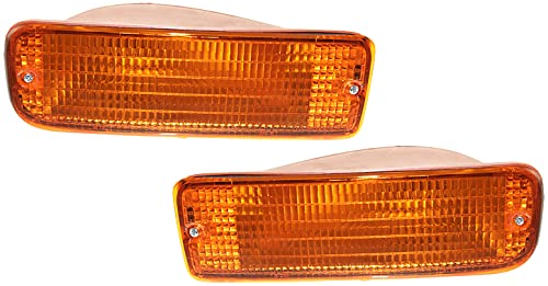 Go-Parts - Signal Light Assembly for Toyota RAV4 1996-1997, Pair/Set of 2 Right (Passenger) and Left (Driver) Replacement