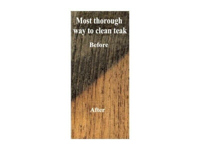 Semco TeakStation Teak Wood 2 Two Part Cleaner Treatment Sealer Remover (Gallon)