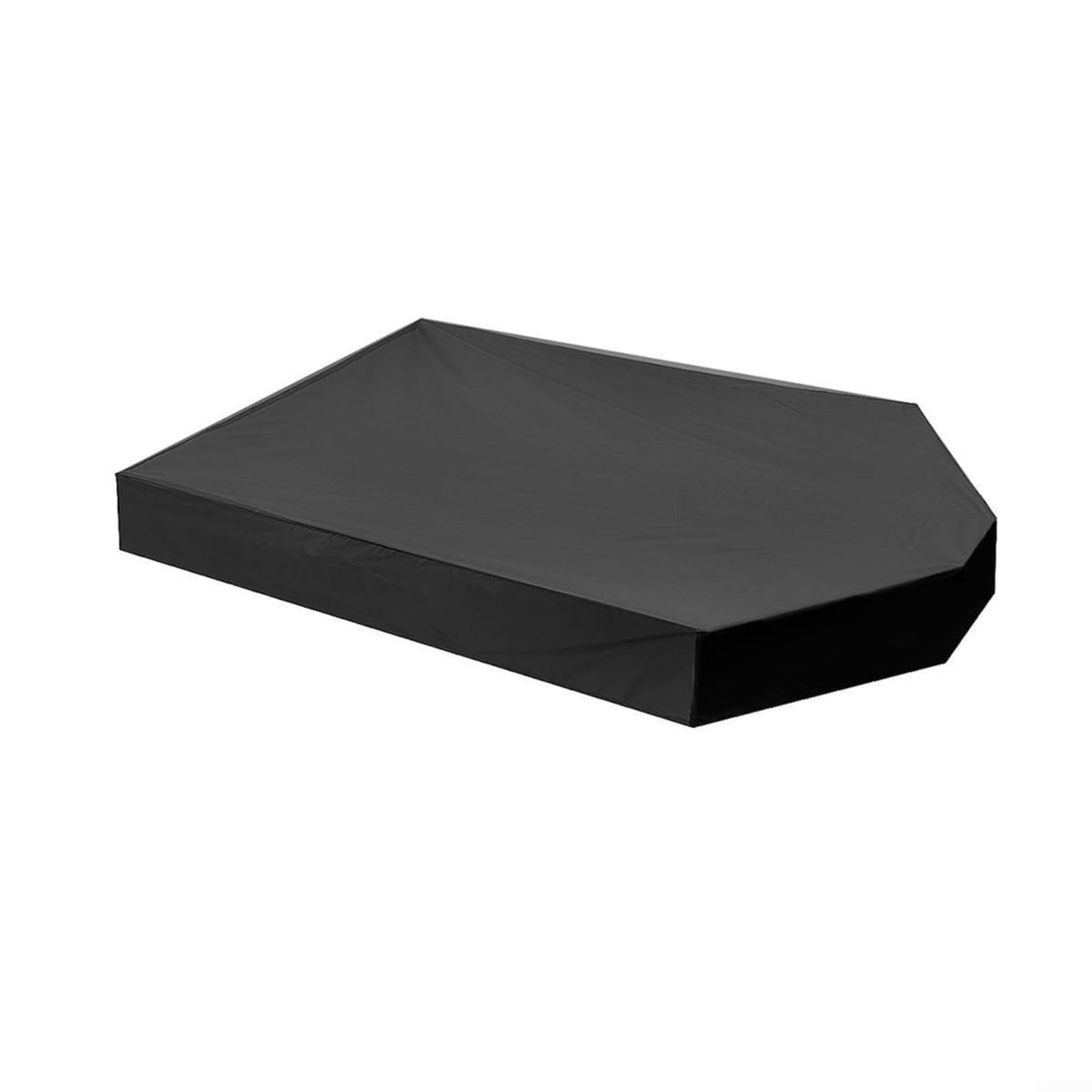 Glomc SandPit Cover, Boat Shaped Sandbox Cover Waterproof Oxford Cloth Outdoor Furniture Protector For Children Sandpit Garden Play Table Canopy Sunshade Rain Guard(Black)