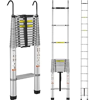 VEVOR Drabina Teleskopowa 5,5m z Aluminium