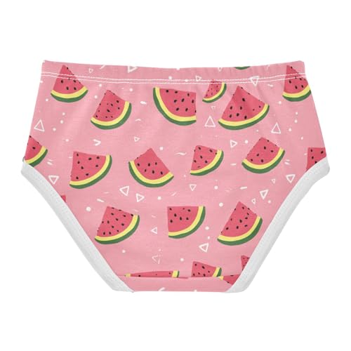 Wusikd Cute Watermelon Pink Girls' Underwear Cotton Girls Briefs Soft Toddler Underwear 2T2