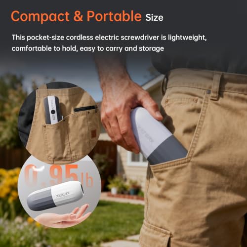Katerk 1500mAh Electric Screwdriver Cordless Rechargeable Power Screwdriver - image 9