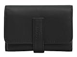 Leather Liebeskind Berlin Damen Basics Kate Geldb rse, Schwarz, Medium (HxBxT 10cm x 13cm 4cm ) EU