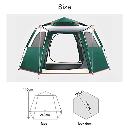 Carpa Pop Up para Camping 3-4 Personas Blanca miniatura 7