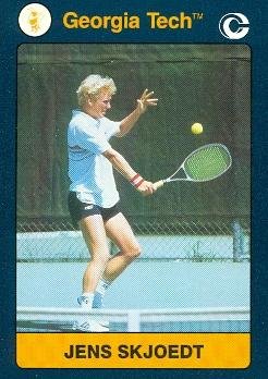 Autograph Warehouse 96694 Jens Skjoedt Tennis Card Georgia Tech 1991 Collegiate Collection No. 175