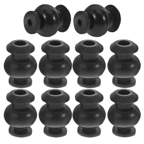 HEMOTON 10pcs Rc Damper Balls Drone Shock Absorbers Silicone Rubber Anti Vibration Balls for Drones