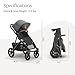 UPPAbaby Vista V3 Stroller - Full-Size Single-to-Double Stroller System - Toddler Seat, Bug Shield, Rain Shield, and Storage Bag Included - Greyson (Charcoal Mélange/Carbon Frame/Saddle Leather)