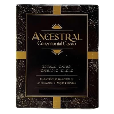 Ancestral Ceremonial Cacao - 1 lb (16 oz) - Sugar Free - Anti Oxidant SuperFood - Ancient Indigenous Drink from the Mayans - For Ceremonies - Vegan - Keto - Hot Cocoa Alternative - By 5o2 (16 oz)